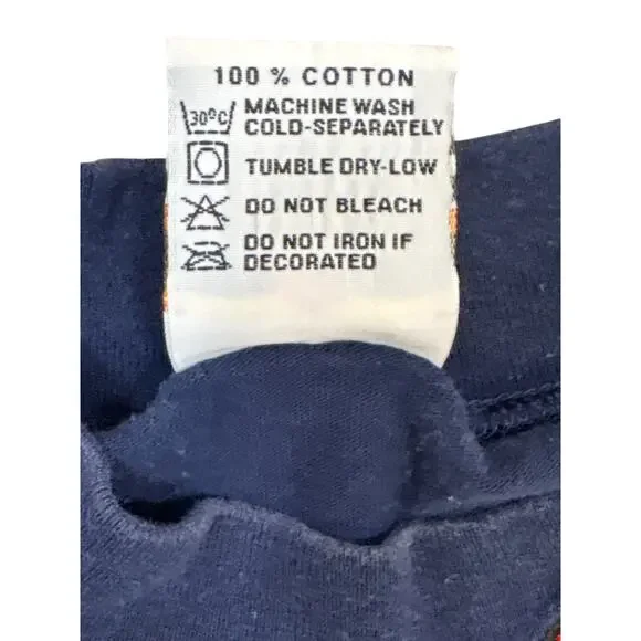 Vintage 90s Easton collar print long sleeve baseball XL navy made in USA shirt - Picture 3 of 6